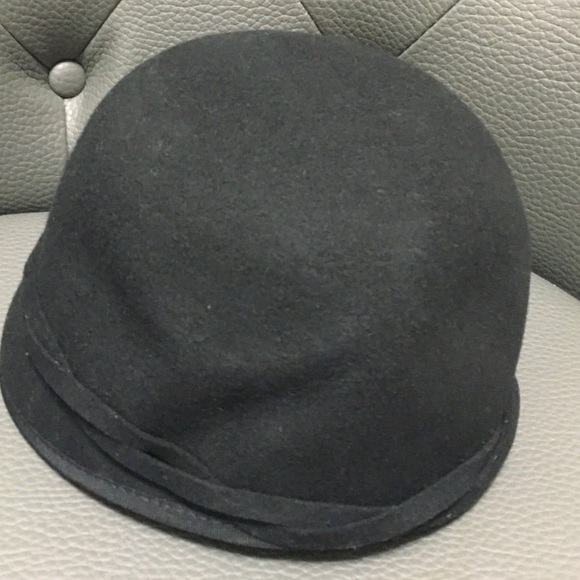 Nine West 20s Flapper Style Wool Cloche Bucket Hat - Picture 2 of 7